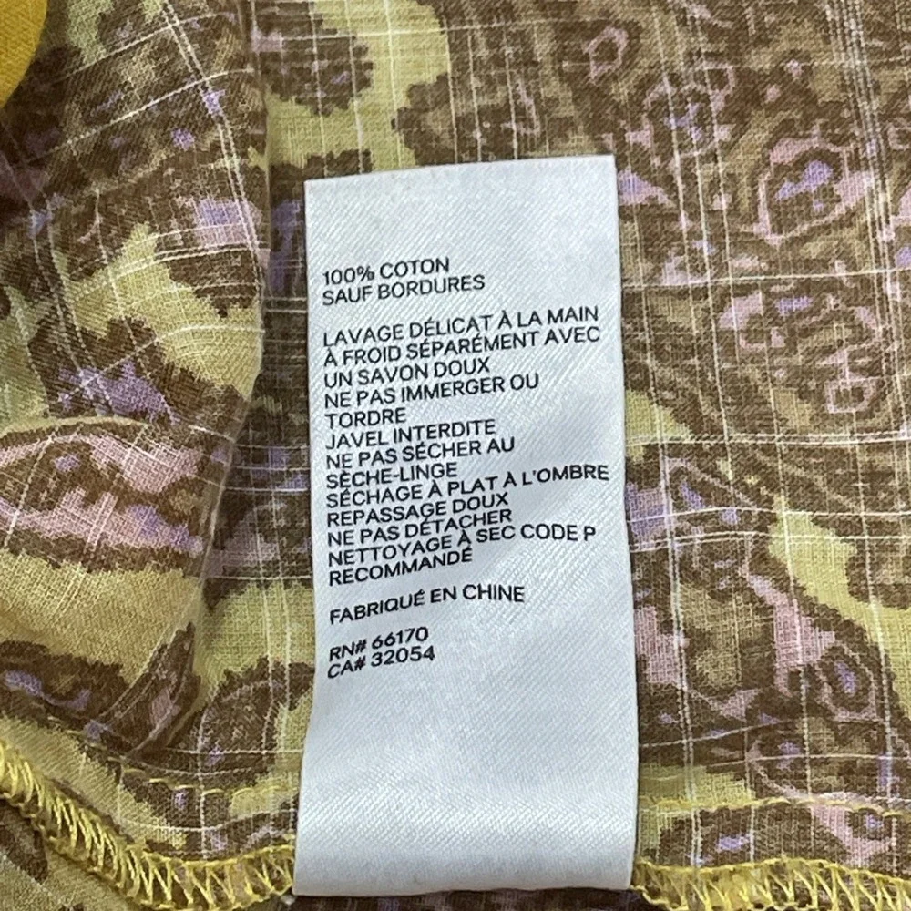 Zimmermann Kids Boho Elastic Waist Playsuit Romper Gold Brown Paisley Size 12